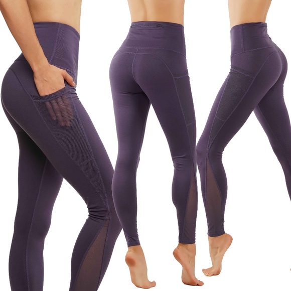 Mono B Pants & Jumpsuits Yoga Legings Workout Pants With Side Mesh